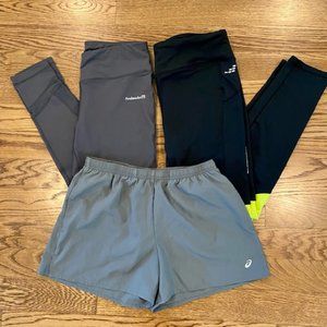 Lot of THREE Athletic Bottoms - Size Medium